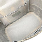 Christian Dior Cannage Vanity Handbag Logo Canvas Gray — view 5