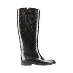 Louis Vuitton Monogram Drops Line Rubber Long Boots 36 Black — view 4