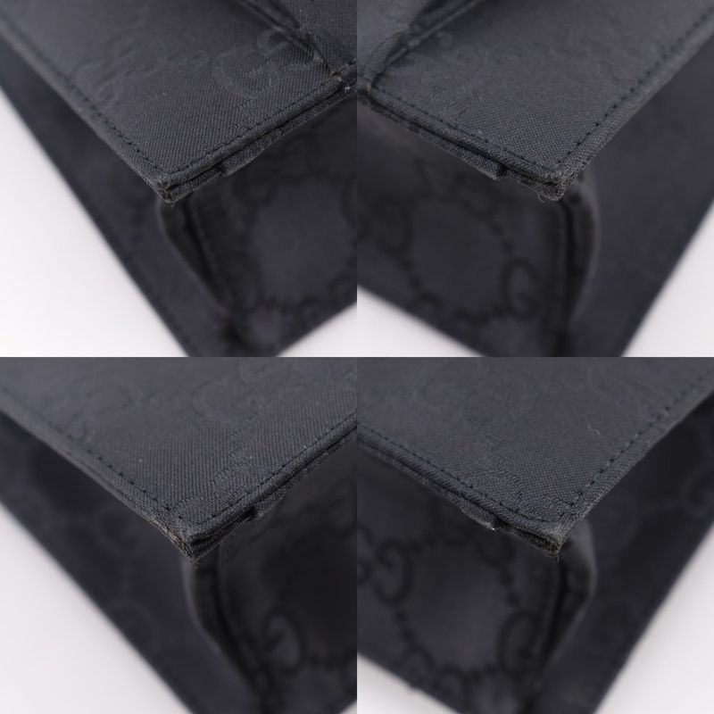 Gucci GG 001.3068 Satin Black Tote Bag — view 4