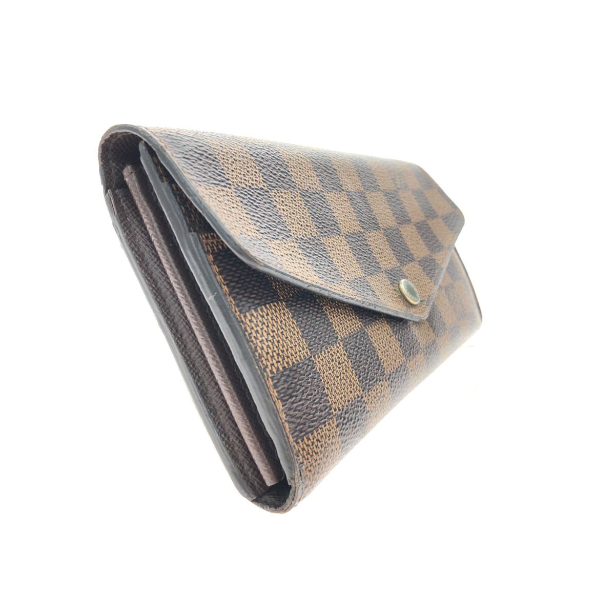 Louis Vuitton Long Wallet Damier Portefeuille Sarah — view 3