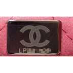 Chanel 22 Mini Shoulder Bag As3980 Shiny Calfskin Logo Chain Pink — view 9