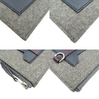 Hermes Toudou 29 Vaux Epson Felt Silver Hardware Grimoire Blue Indigo Lesan — view 7