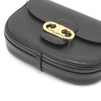 Celine Triomphe Chain Shoulder Bag Black — view 5