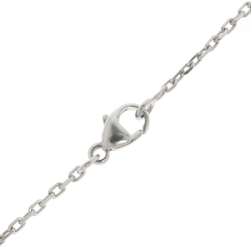 Hermes Necklace Pop Ash Mini Pendant H Black Silver-color Accessories — view 7
