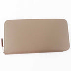 Hermes Azap Long Silk Quin Etoupe Vaux Epson Wallet Engraved — view 3