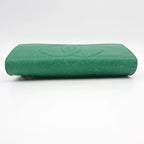 Chanel Pouch Caviar Leather Green CC Logo — view 6