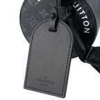 Louis Vuitton Shoulder Bag Soft Porochon PM Black Gray — view 7