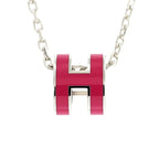 Hermes Necklace Pop Ash Mini Pendant Le Jugalante Silver Color Accessori — view 3