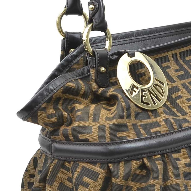 Fendi Shoulder Bag Zucca 8 — view 6