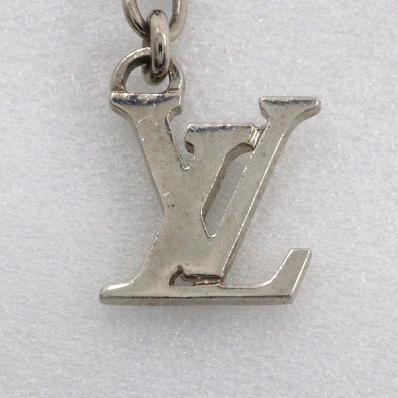 Louis Vuitton Bracelet Sweet Monogram Metal Silver White 9.7 — view 8