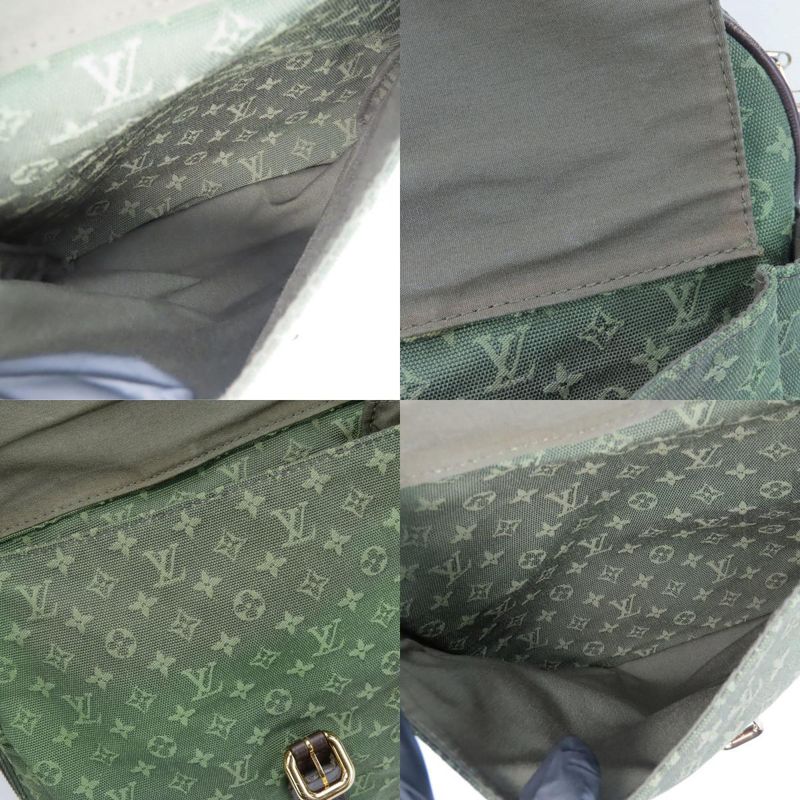 Louis Vuitton Boston Bag Claudine Monogram Mini Leather TST Khaki — view 3