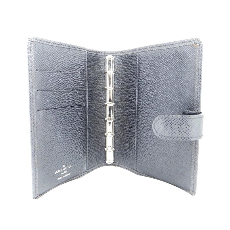 Louis Vuitton Agenda PM Ardoise Notebook Cover Black — view 6