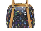 Louis Vuitton Monogram Multicolor Priscilla Handbag Noir Black Gold — view 3