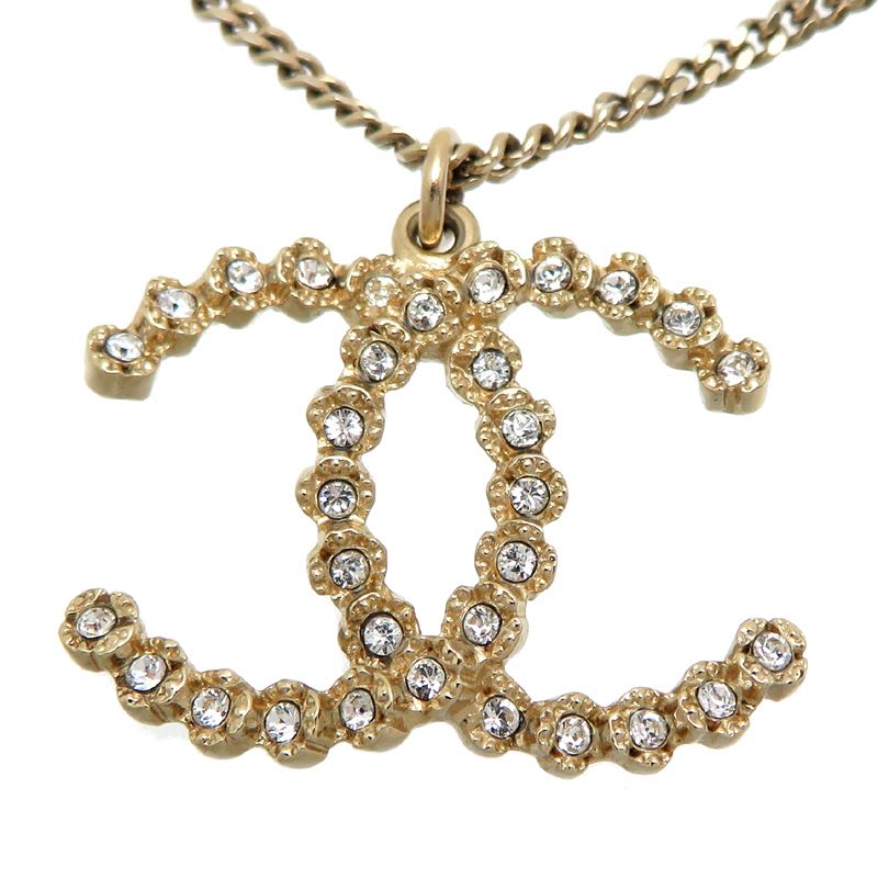 Chanel Coco Mark Rhinestone Necklace — view 5