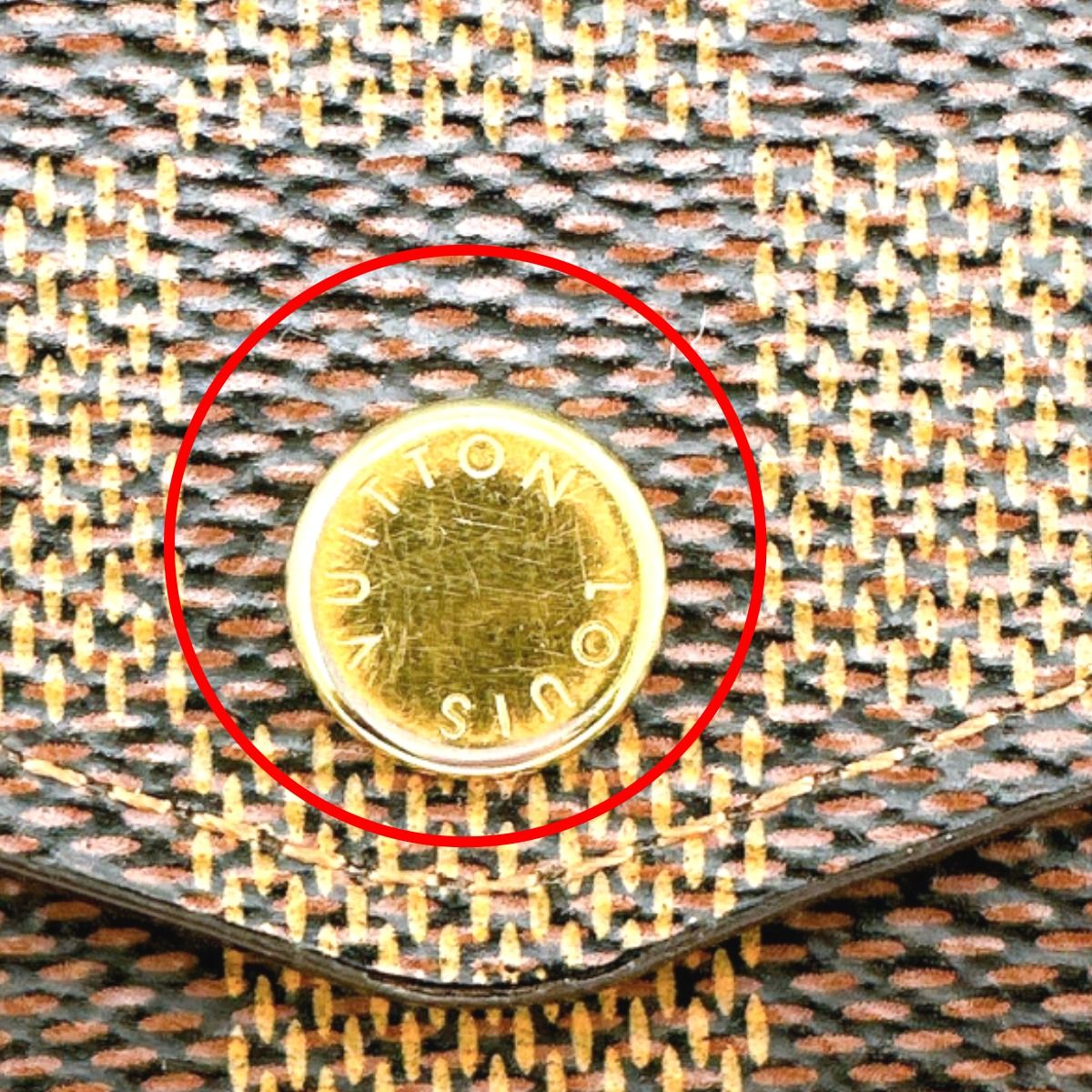 Louis Vuitton Damier Round Zipper Portefeuille-sarah Long Wallet — view 7