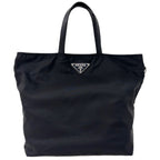 Prada Nylon Tessuto Tote Bear Basket Black — view 7