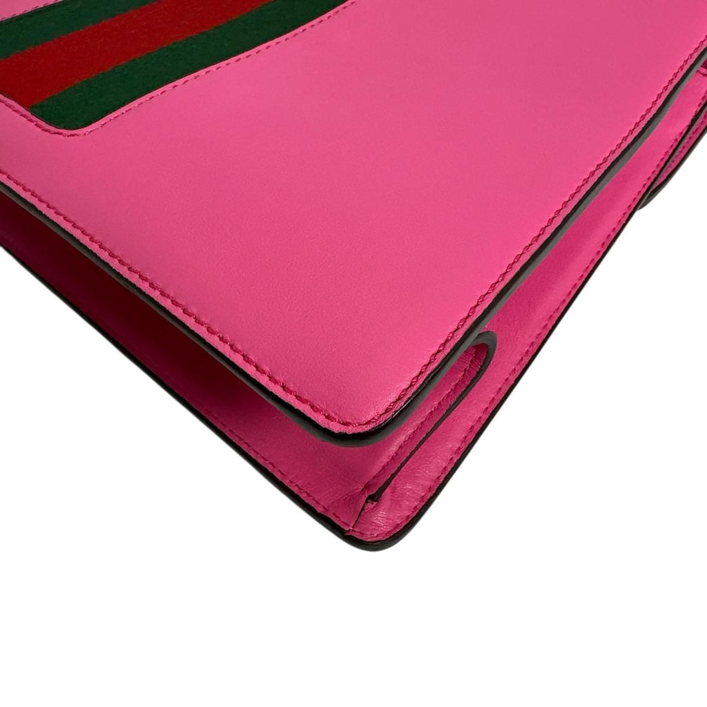Gucci 2 way Bag Shoulder Sylvie Handbag Pink — view 5