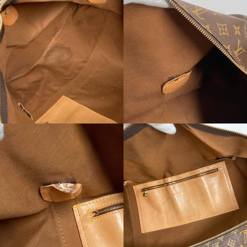 Louis Vuitton Boston Bag Sac Porochon Monogram Canvas Brown — view 7