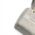 Dior Lady Delight Cannage 2-Way Bag Gray — view 4