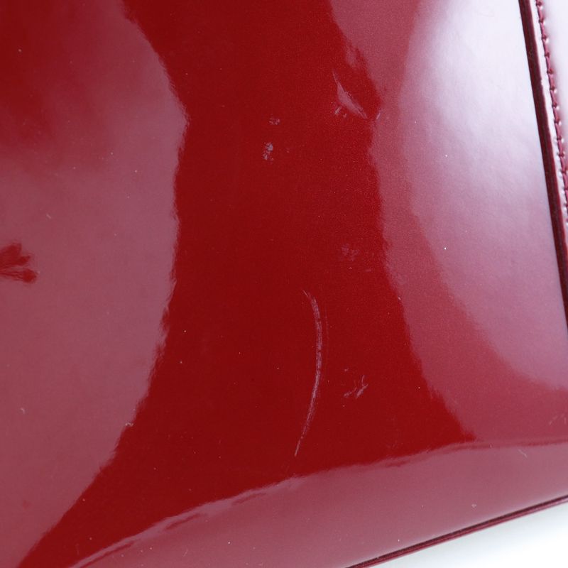 Louis Vuitton Alma GM Monogram Vernis Pomme D'amour Red Sn2133 — view 8