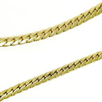 Christian Dior GP Rhinestone Colored Stone CD Logo Necklace Gold Blue — view 9