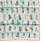 Hermes Scarf Carre 70 EX Libris LES Parisie Parisienne Silk Multicolor — view 6