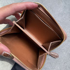 Prada Round Zipper Coin Case Card Viteromove Saffiano Pink Gold Box — view 9