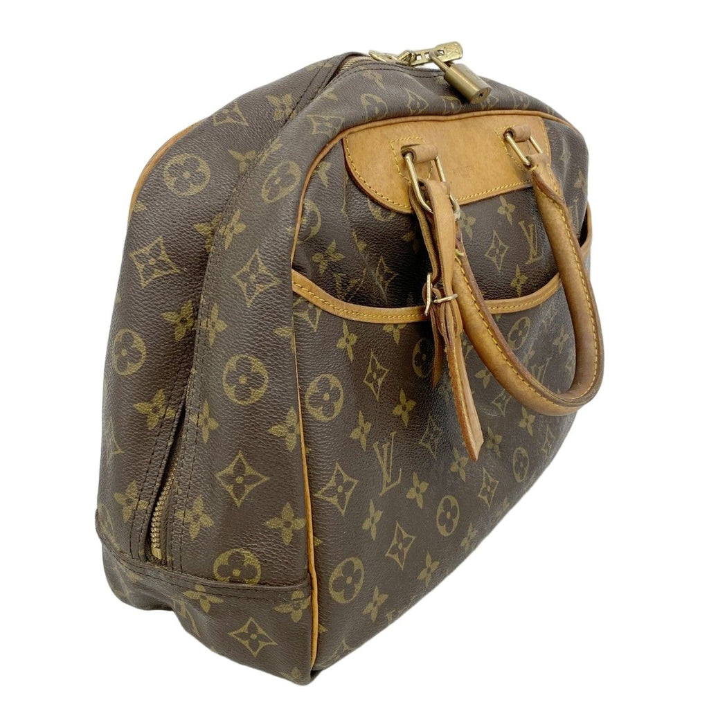 Louis Vuitton Handbag Monogram Deauville Brown — view 2