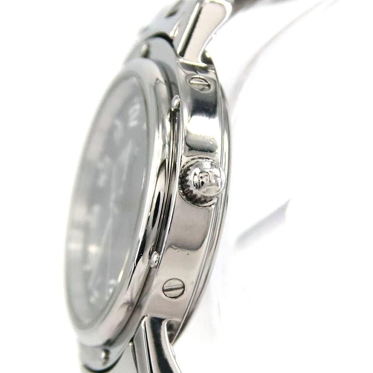 Hermes SS Quartz Bracelet Black Arabic — view 4