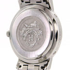 Hermes SS Quartz Bracelet Black Arabic — view 5