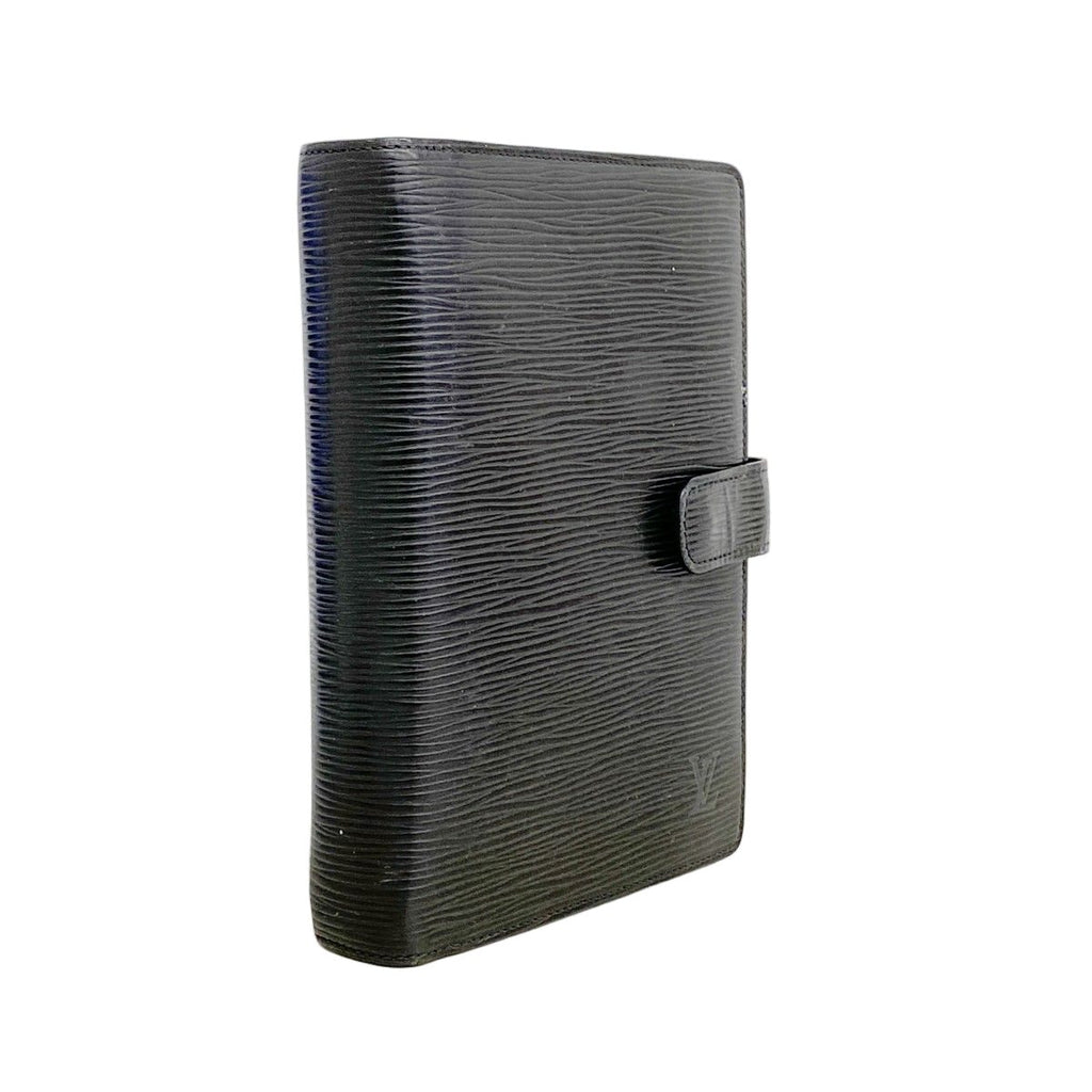 Louis Vuitton Notebook Cover Epi Agenda MM Noir — view 2