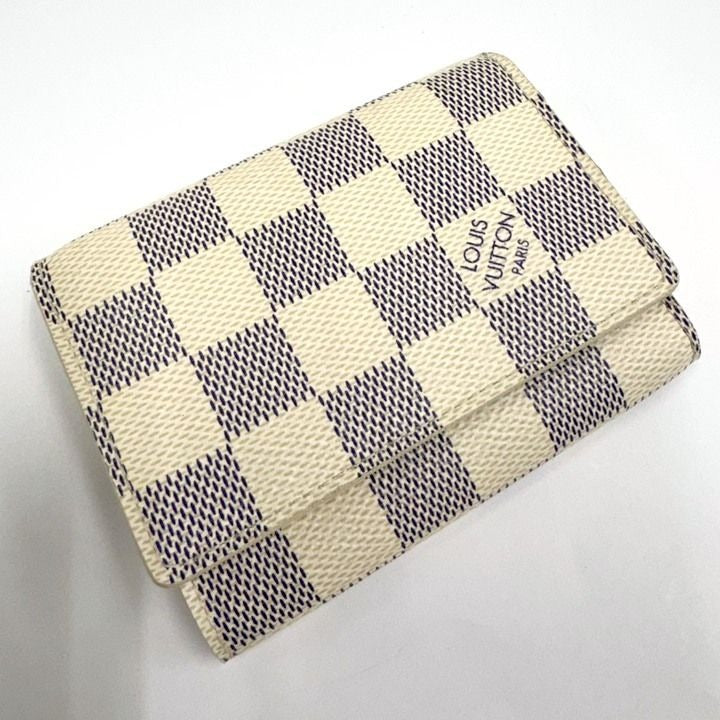 Louis Vuitton Carte de Visit Card Case Damier Azur