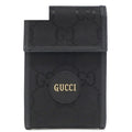 Gucci Shoulder Bag Off the Grid Nylon Leather Black Silver