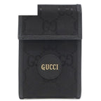 Gucci Shoulder Bag Off the Grid Nylon Leather Black Silver