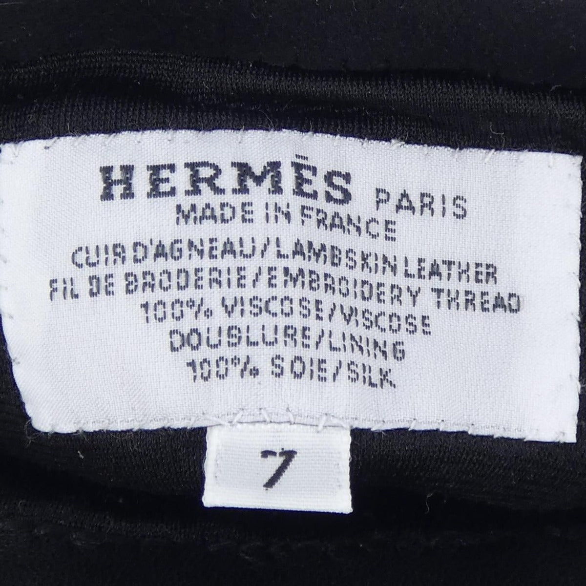 Hermes Glove Black 7 — view 3