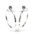 Hermes Earrings Cour De H Pair AG 925 Silver Accessories