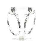 Hermes Earrings Cour De H Pair AG 925 Silver Accessories