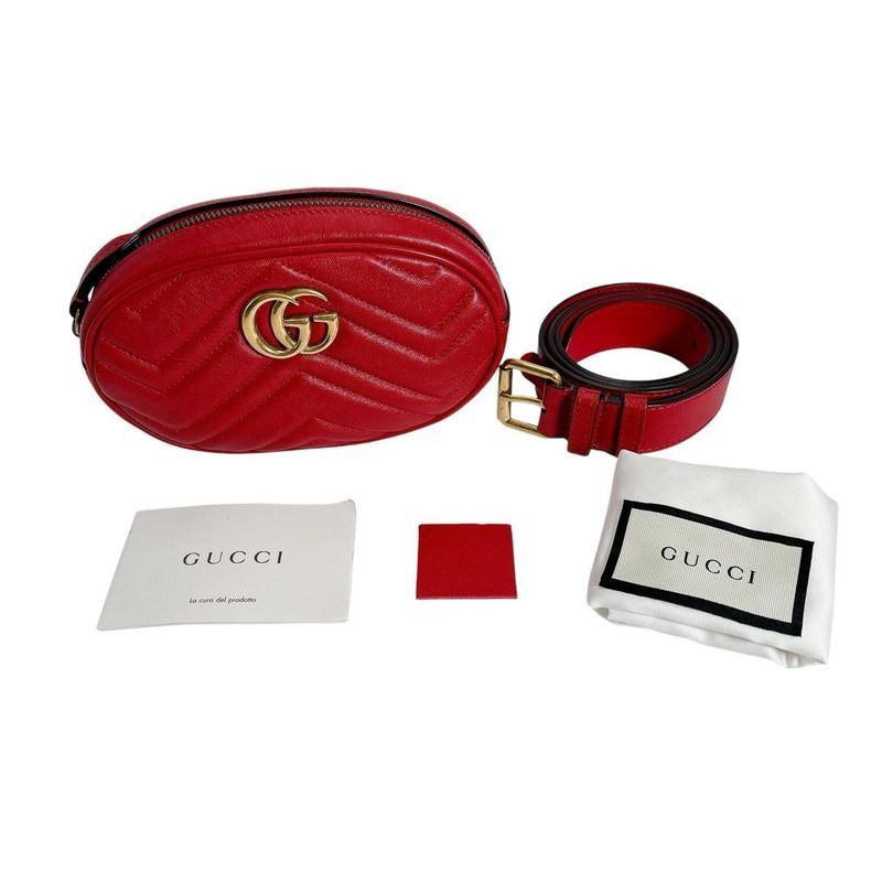 Gucci Body Bag GG Marmont Red