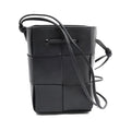 Bottega Veneta Maxi Intrecciato Cassette Mini Shoulder Bag Black