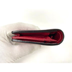 Gucci Animalier Taiga Head Leather Compact Wallet Red — view 5