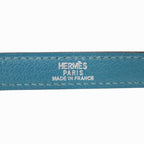 Hermes Chevre Turquoise Shoulder Strap Blue 0551 — view 3