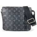Louis Vuitton Shoulder Bag District PM NM Monogram Eclipse Canvas Black