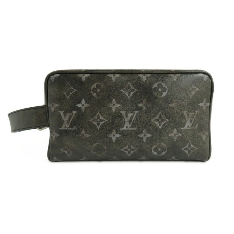 Louis Vuitton Rocca-dop Kit Brushed-monogram Black Silver