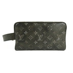 Louis Vuitton Rocca-dop Kit Brushed-monogram Black Silver