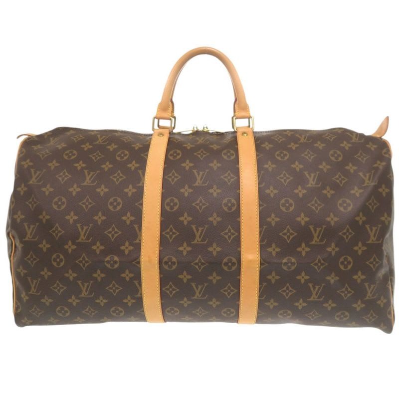 Louis Vuitton Keepall 55 Monogram Brown Boston Bag 0692