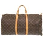 Louis Vuitton Keepall 55 Monogram Brown Boston Bag 0692
