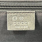 Gucci Tote White Beige Metallic Khaki Guccissima Line — view 3