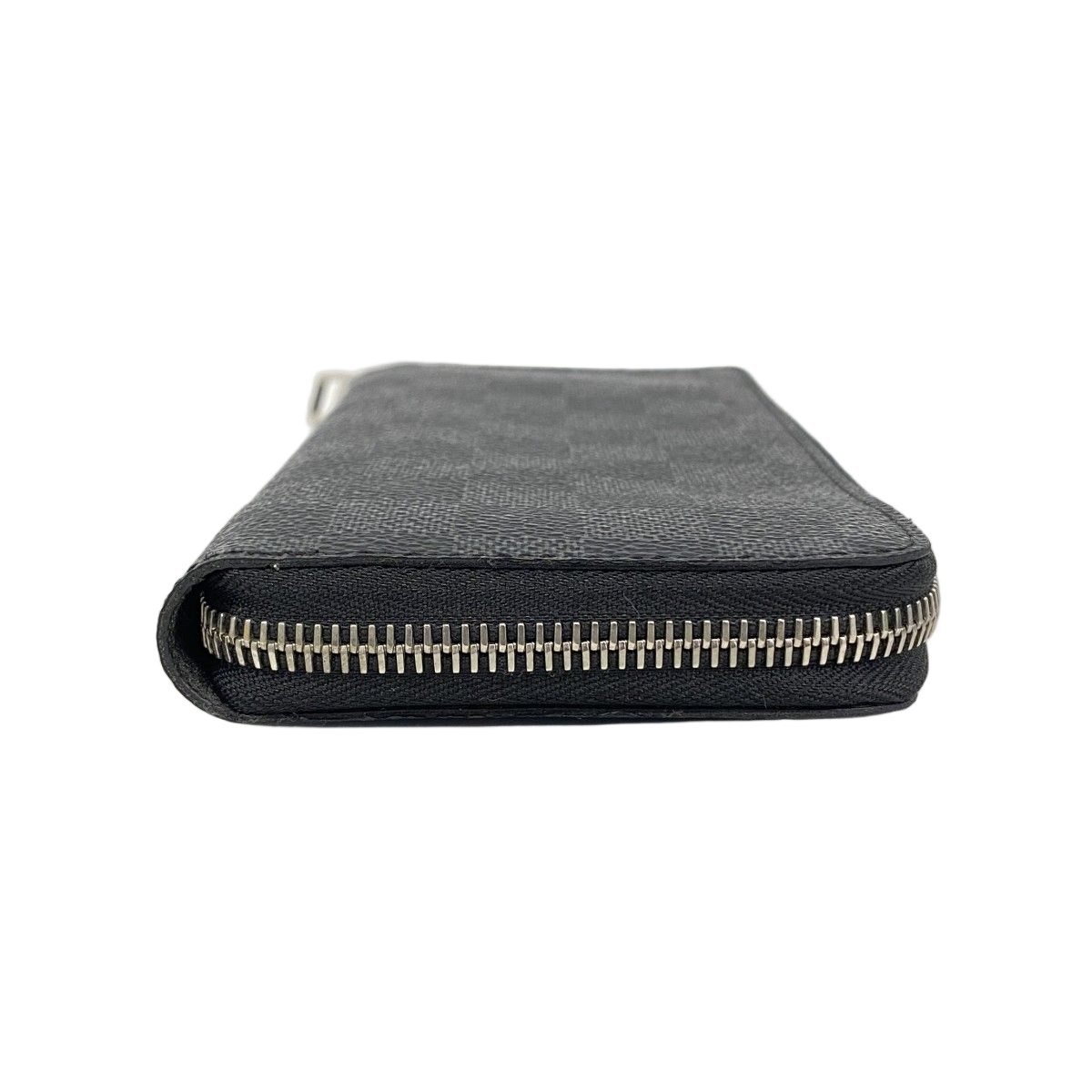 Louis Vuitton Wallet Damier Graphite Zippy Vertical Black Gray Vintage — view 2