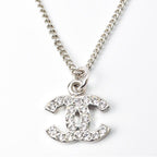 Chanel Rhinestone Silver White — view 2