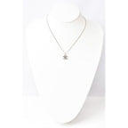 Chanel Rhinestone Silver White